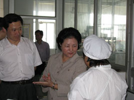 省領(lǐng)導、市領(lǐng)導來我司進行視察、指導